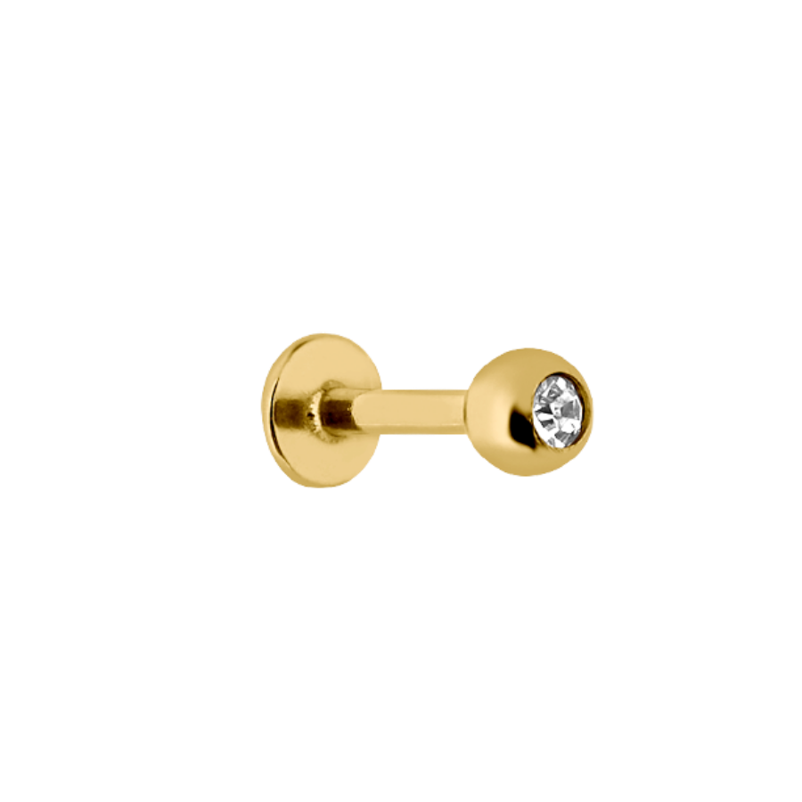 Round Crystal Labret